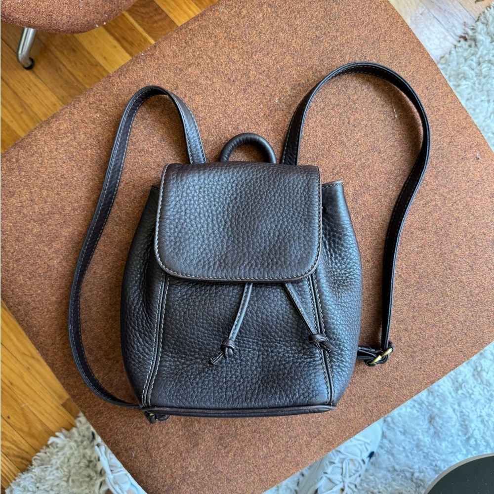 Vintage Coach Sonoma Brown Leather Mini Backpack